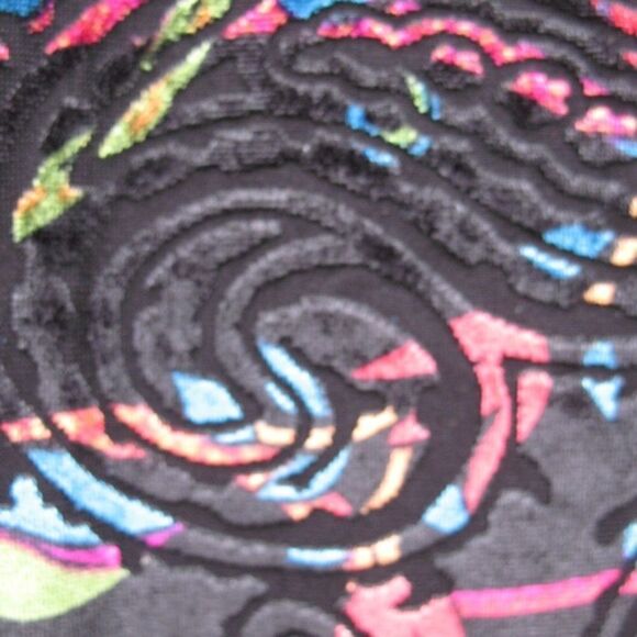 NWT Black Multi Velvet Dress - Picture 5 of 8